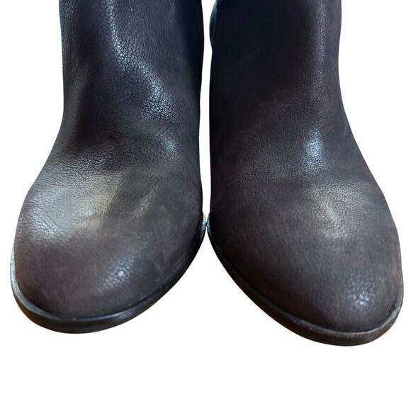 Louise Et Cie Ranier Womens Brown Leather Ankle Boots Booties Chunky Heel sz 7 - Picture 7 of 16